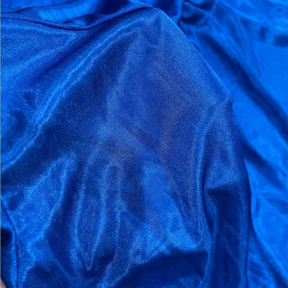 Lati Fashion…Vibrant Blue Women's Blouse with Floral Detail - Picture 2 of 8